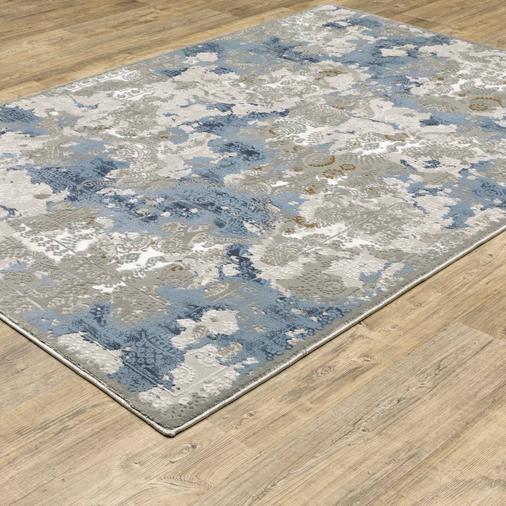 pet friendly rugs stain resistant area rugs pet proof rugs pet proof carpets oriental weavers Easton 3313q Ivory Blue Area Rug