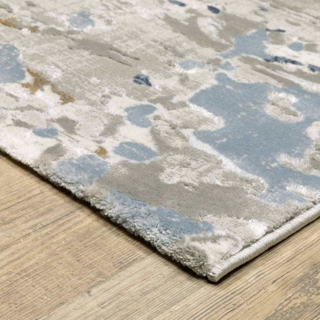 pet friendly rugs stain resistant area rugs pet proof rugs pet proof carpets oriental weavers Easton 3317e Ivory Blue Area Rug