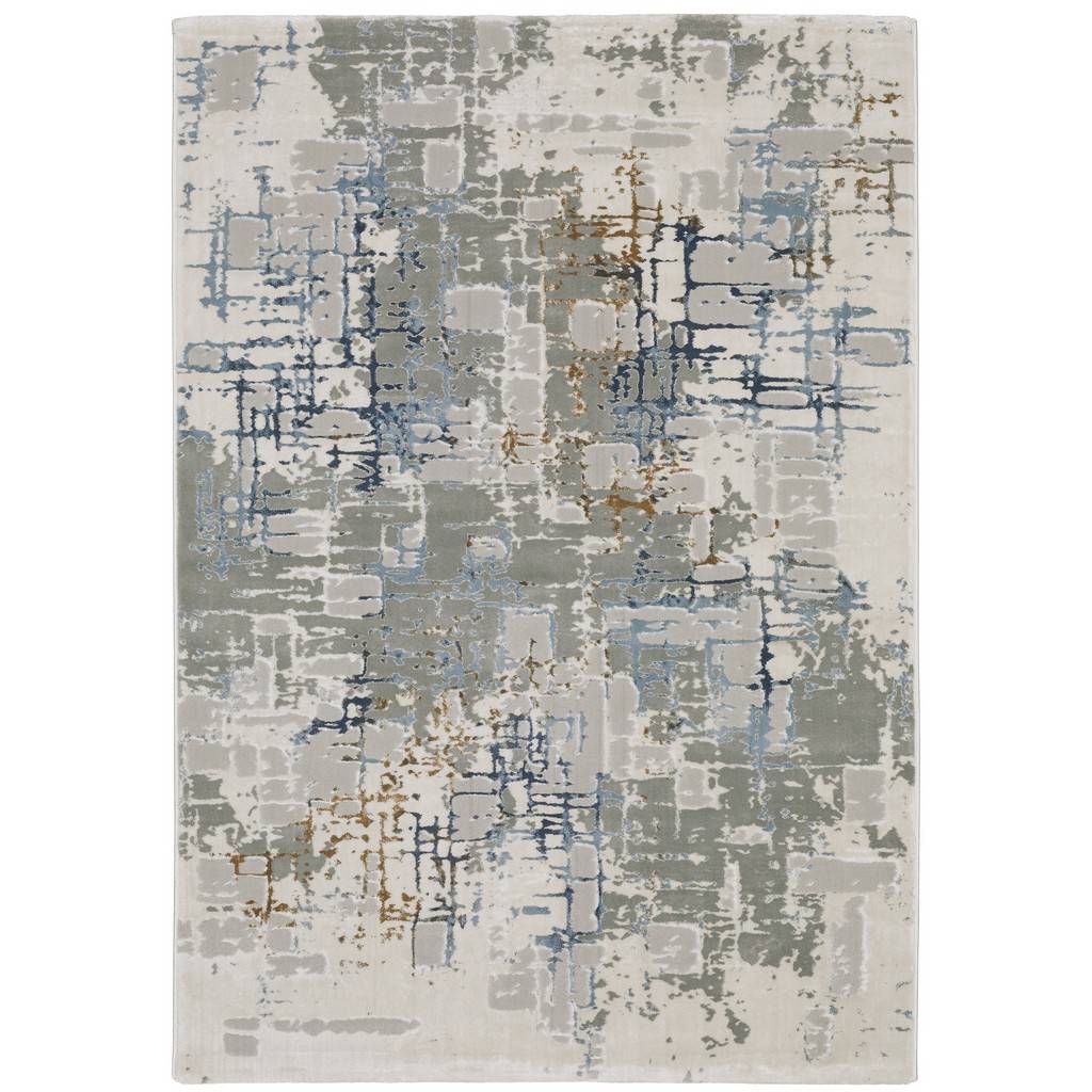 pet friendly rugs stain resistant area rugs pet proof rugs pet proof carpets oriental weavers Easton 8111X Ivory Blue Area Rug