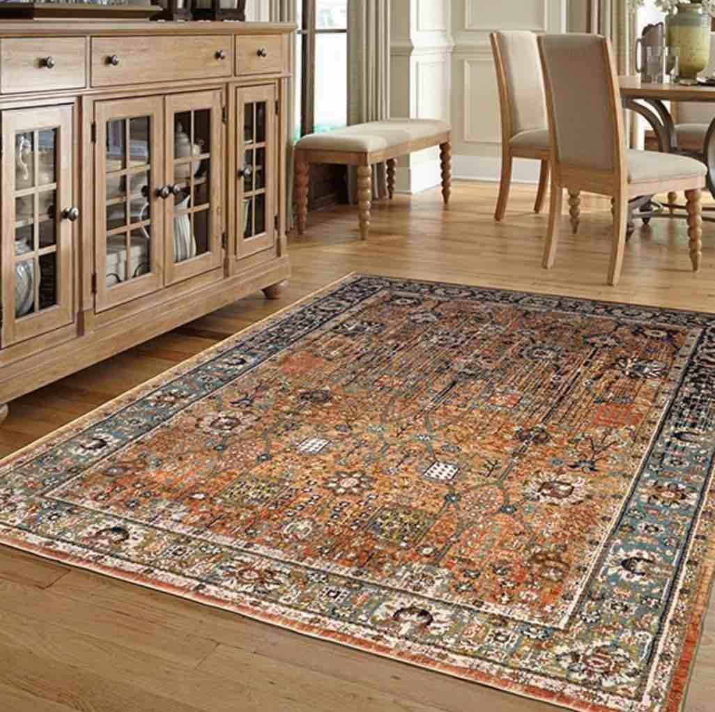Pet Friendly Spice Market Myanmar Tobacco Rug rugs for dogs and cats stain resistant karastan online