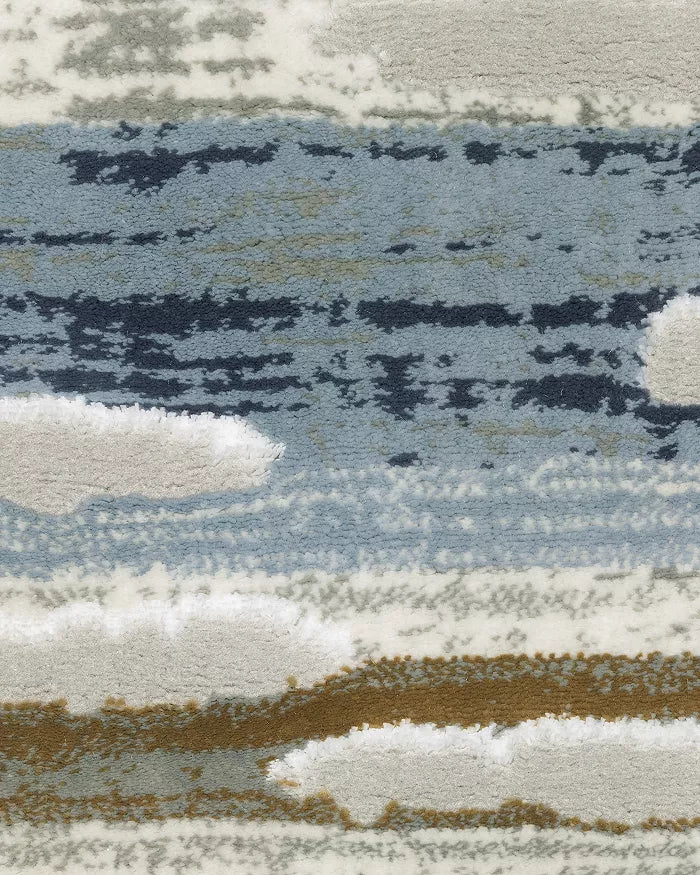 pet friendly rugs stain resistant area rugs pet proof rugs pet proof carpets oriental weavers Easton 4514e Ivory Blue Area Rug