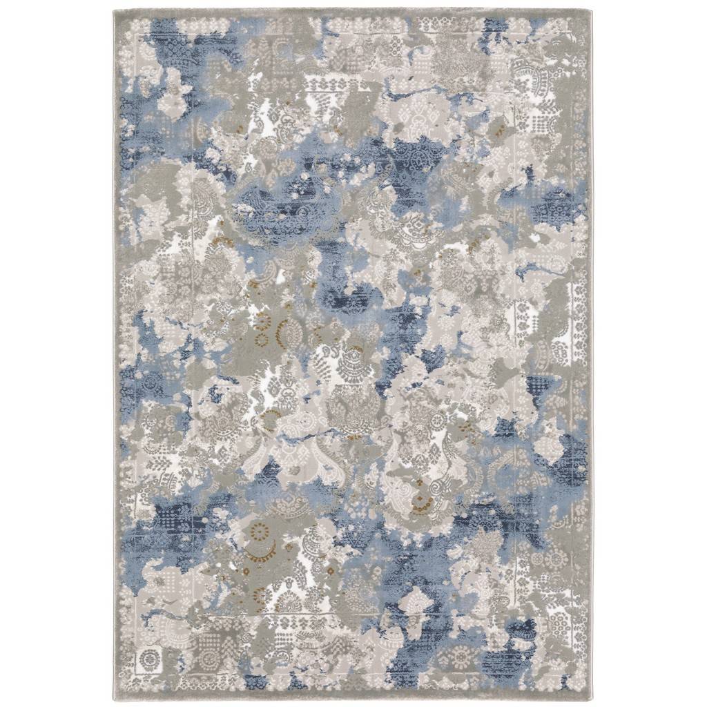 pet friendly rugs stain resistant area rugs pet proof rugs pet proof carpets oriental weavers Easton 3313q Ivory Blue Area Rug