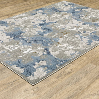 pet friendly rugs stain resistant area rugs pet proof rugs pet proof carpets oriental weavers Easton 3313q Ivory Blue Area Rug
