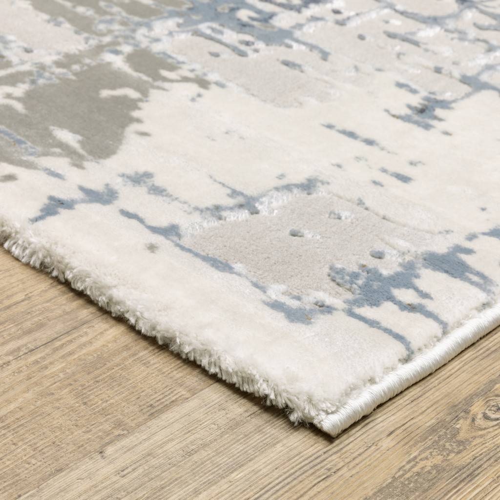 pet friendly rugs stain resistant area rugs pet proof rugs pet proof carpets oriental weavers Easton 8111X Ivory Blue Area Rug