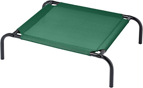 Cooling Elevated Pet Bed, Extra Small (28 x 21 x 7 Inches), Green