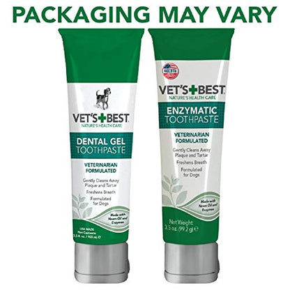 Vet’s Best Dog Toothbrush and Enzymatic Toothpaste Set