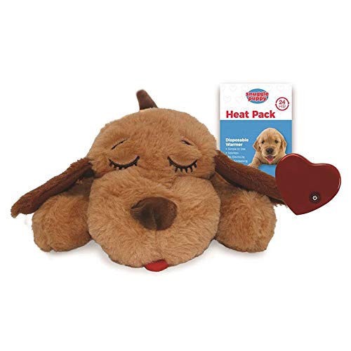 Snuggle Puppy Heartbeat Stuffed Toy for Dogs - Pet Anxiety Relief and Calming Aid