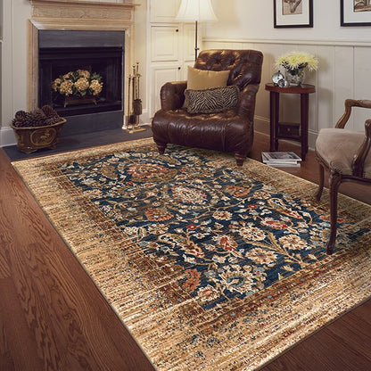 Pet Friendly Spice Market Charax Gold Rug stain resistant pet rug traditional karastan area rug