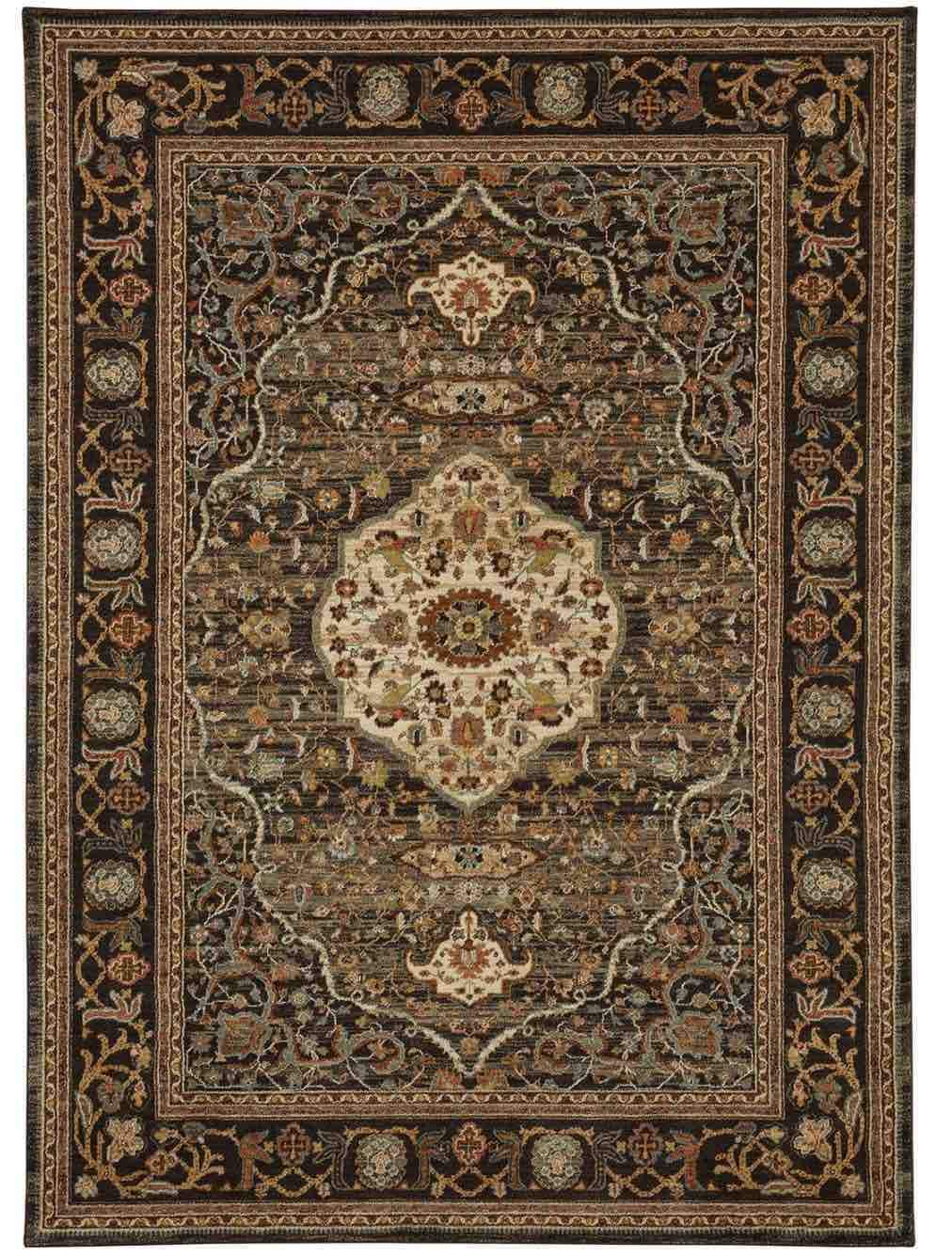 Pet Friendly Spice Market Petra Charcoal Rug stain proof area rug for pets online karastan area rug