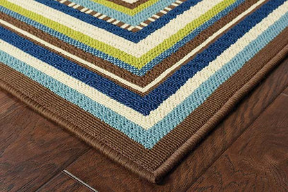 Pet Friendly Caspian 8023y Rug oriental weavers indoor outdoor area rug waterproof stain resistant